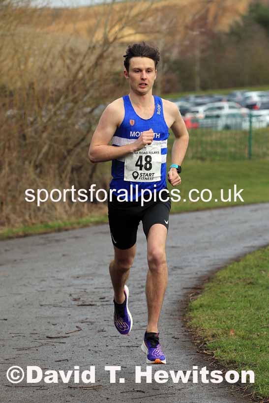 Senior Men and Veterans (Over 40s), 2023 NECAA Royal Signals Relays, Hetton le Hole, County Durham. Photo: David T. Hewitson/Sports for All Pics